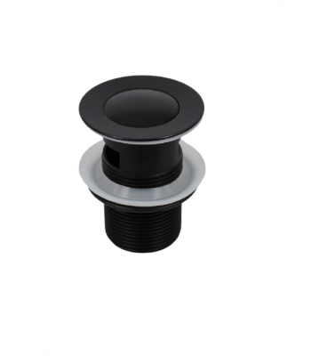40mm pop up Waste without Overflow Matte Black Finish